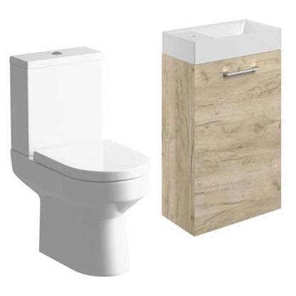 Bateba 410mm W/H Basin Unit & C/C Toilet Pack