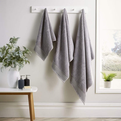 Bamboo Cotton Luxury 600GSM Eco-Friendly Bath Towels Highly Absorbent Durable and Soft Bathroom Essentials in Elegant Colours Designed in England by OLIVIA ROCCO