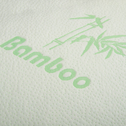 Bamboo Memory Foam Pillow Hypoallergenic Cooling Luxury Premium Fibre Filling for Superior Comfort and Support by OLIVIA ROCCO