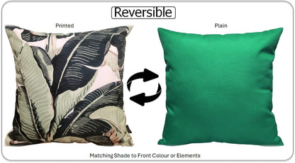 Banza Waterproof Durable Indoor Outdoor Cushions with High-Quality Hollow-Fibre Filling Ideal for Patios Benches Sofas and Chairs 43 x 43 cm by OLIVIA ROCCO