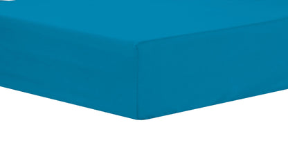 Basics Super Soft Durable Fitted Sheet High-Quality Indus Valley Cotton Linen Elasticated for Perfect Fit Multiple Sizes and Colours OEKO-TEX Certified Bedding by OLIVIA ROCCO