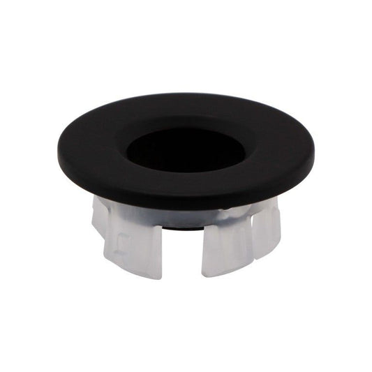 Basin Overflow Cover Matt Black