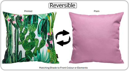 Cactus Waterproof Outdoor Cushions 43 x 43 cm Weather-Resistant Polyester for Patio Garden Bench Sofa Indoor Living Room Durable Stylish by OLIVIA ROCCO