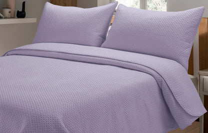 Capri Embossed Luxury Bedspread Set with Quilted Throw & Duvet Elegant Premium Bedding with Matching Pillow Shams Multiple Colours for Home Decor & Gifts by OLIVIA ROCCO