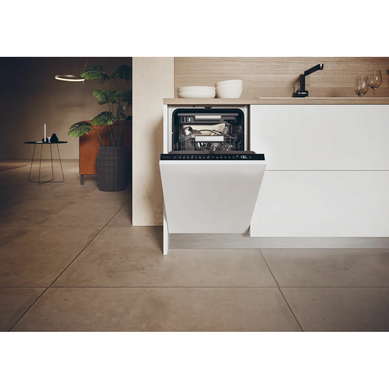 Haier 45cm Fully Integrated Dishwasher