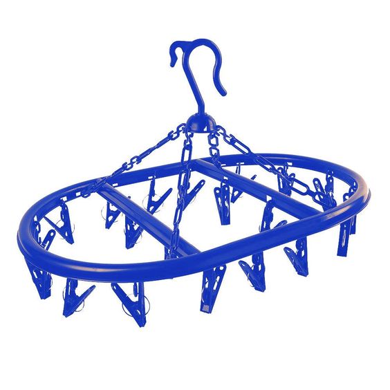 SupaHome Oval 20 Peg Blue Airer