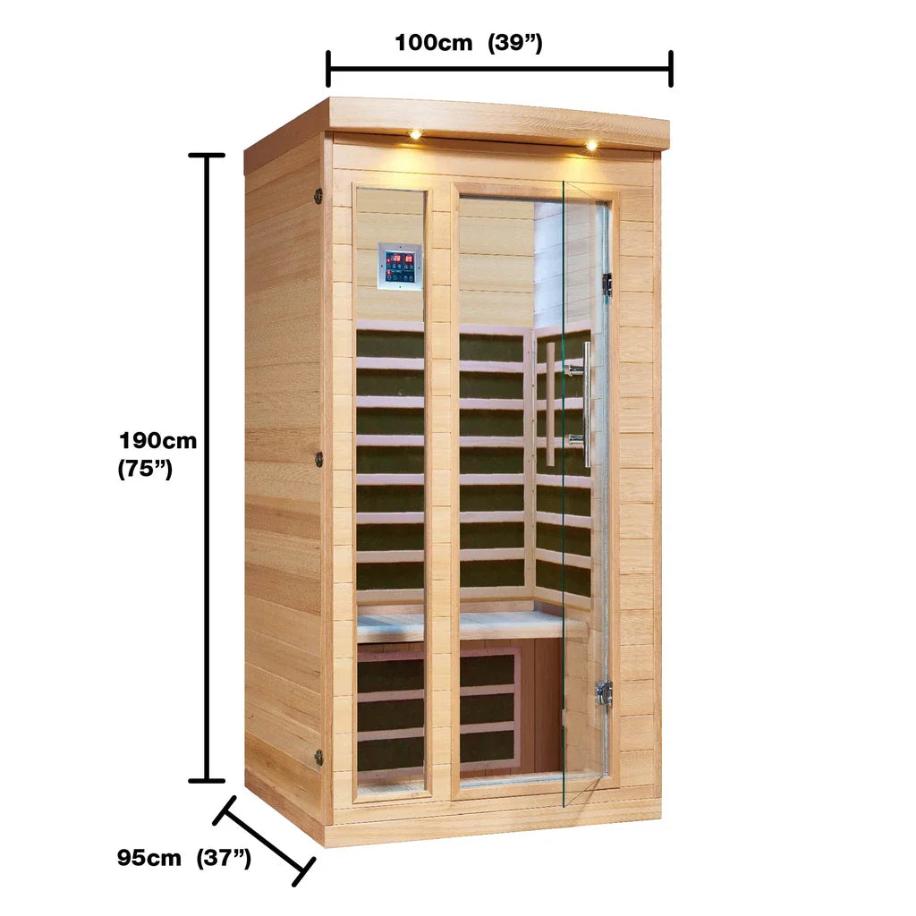 Canadian Spa Chilliwack 1 - Person Sauna W101.5 x D96.5 x H190.5cm