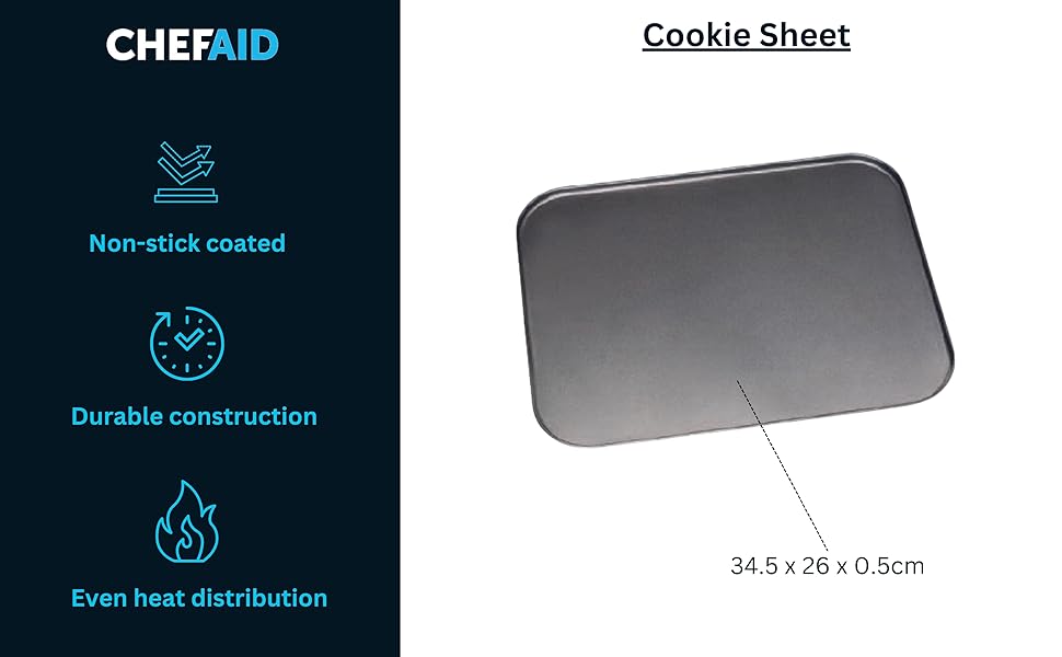 Chef Aid Non Stick Cookie Sheet