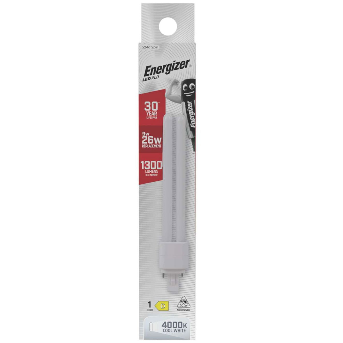 Energizer Led Pld G24d 2pin 9w 1300lm 4000k