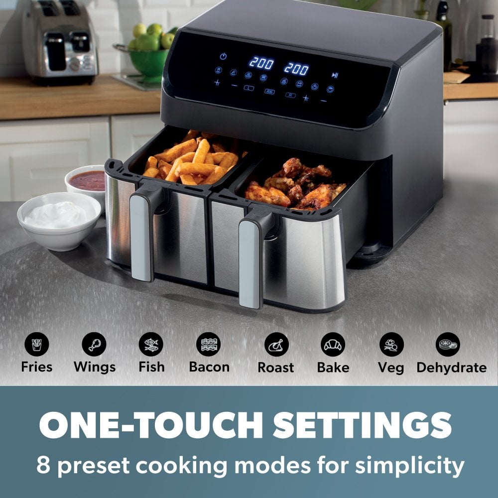 Daewoo Digital Double Drawer Air Fryer