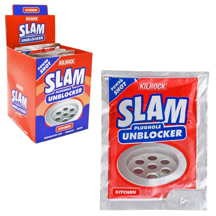 Kilrock Slam Plughole Unblocker Kitchen 60g