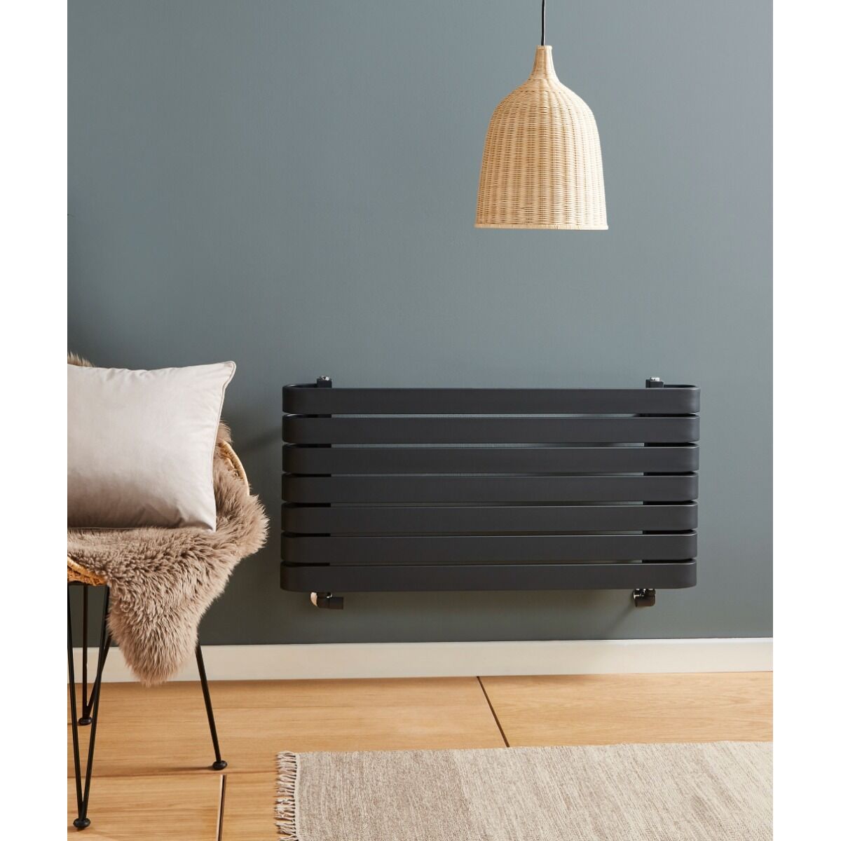 Denver 500x1000 Designer Rail Anthracite Radiator