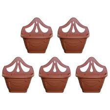 Whitefurze 56446 31cm Venetian Wall Planter Terracotta