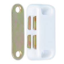 Securpak Magnetic Catch White 30mm