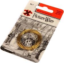 X Brass Picture Wire (Blister Pack)