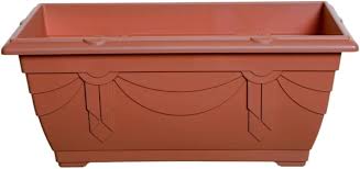 Whitefurze 40cm Venetian Window Box Terracotta