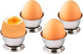 Zodiac Egg Cups (Footed) Stainless Steel Set of 4