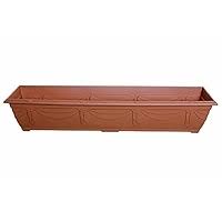 Whitefurze 60cm Venetian Window Box Terracotta