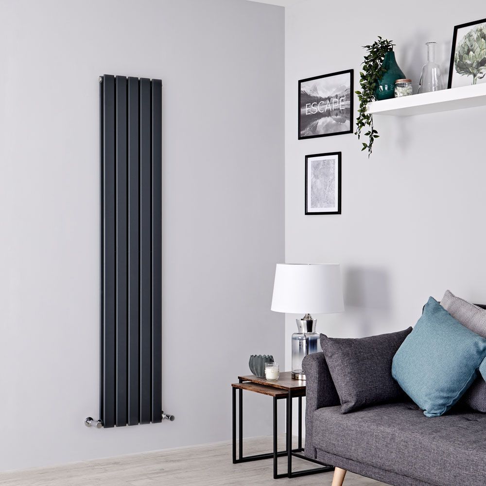 Capri Vertical Anthracite 500 X 453 Radiator