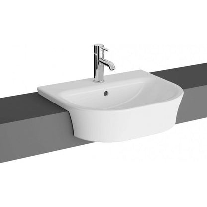 Eklipse 55cm 1th Semi Recessed Basin (7481N003-7161)