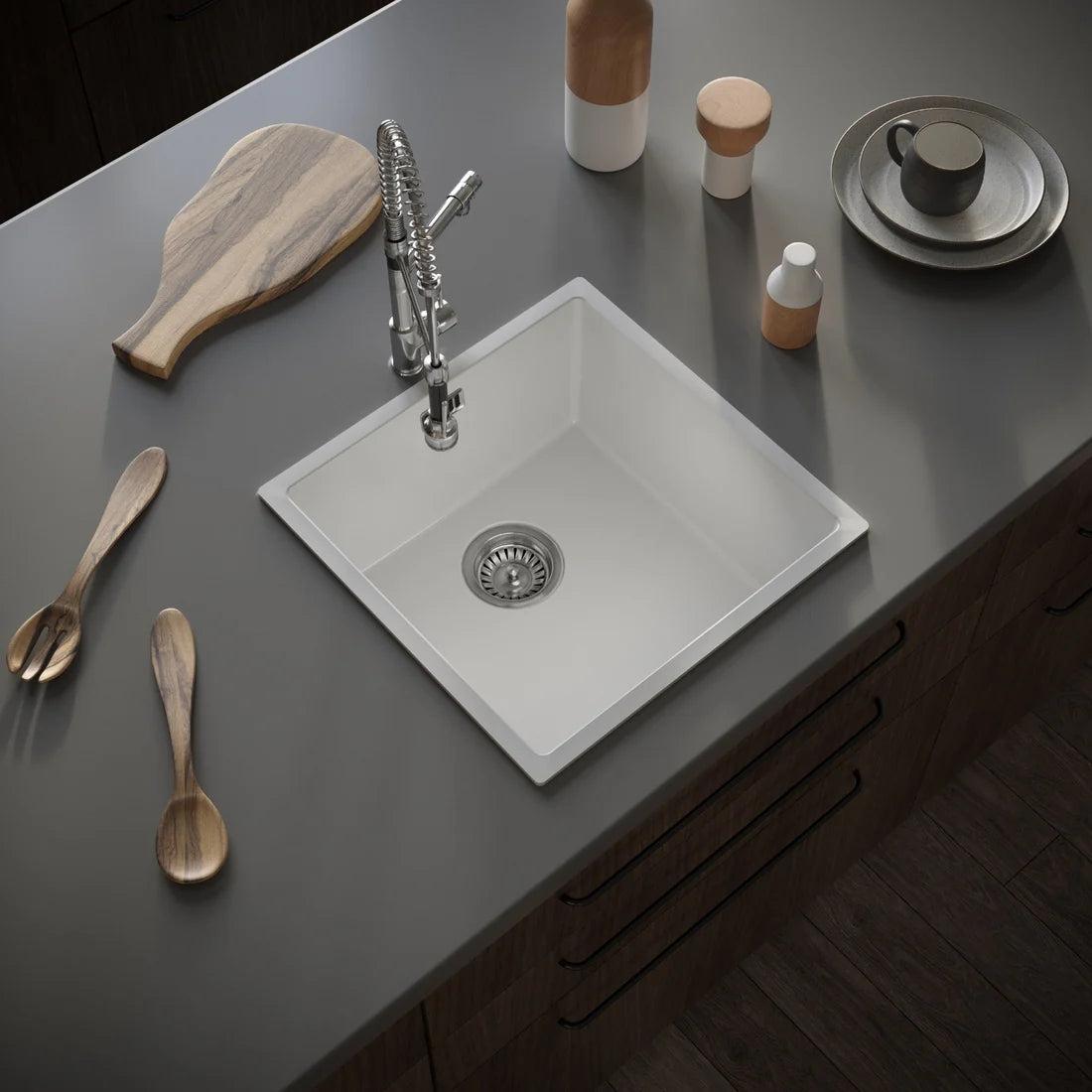 Ellsi Undermount 1 Bowl Sink & Waste