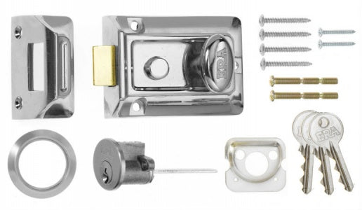 Era Trad Nightlatch Chrome Body Chrome Eff 60mm