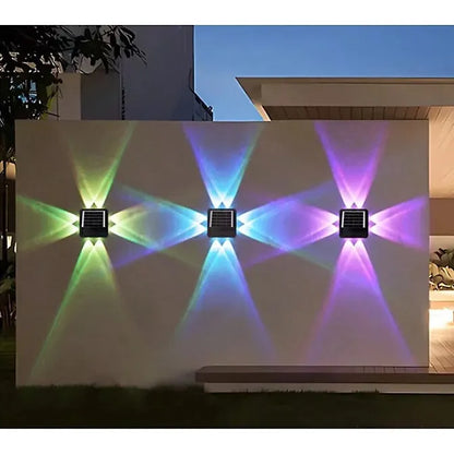 Extrastar LED Solar 4 Way Wall Lamp