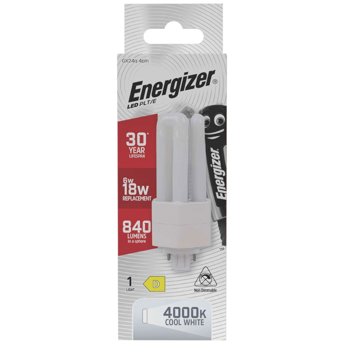 Energizer Led Plt/E Gx24q 4pin 6w 1260lm 4000k