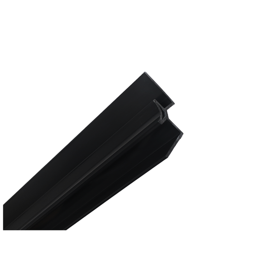 10mm Internal Winged Corner Black