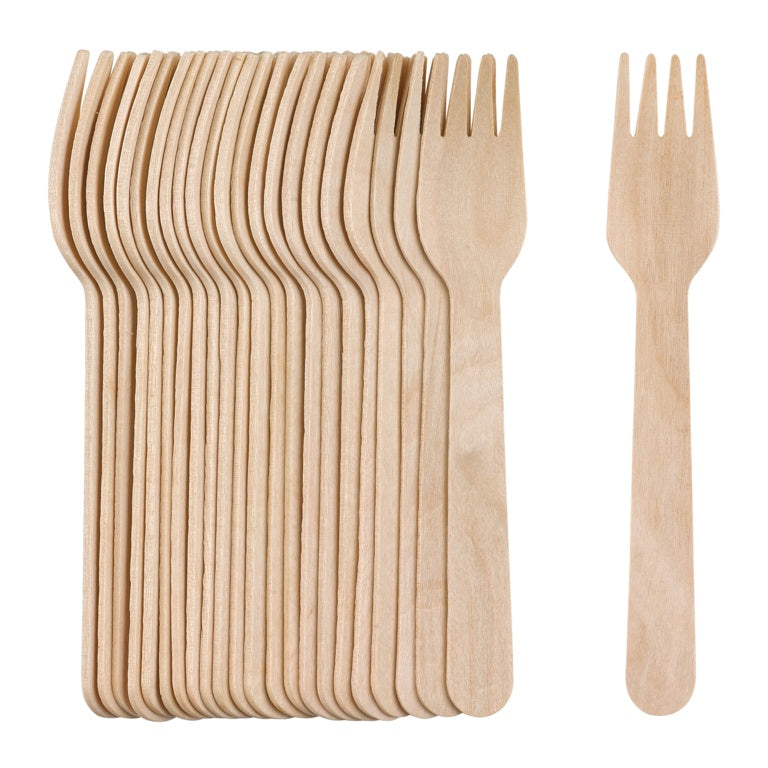 Chef Aid Wooden Cutlery Pack of 24