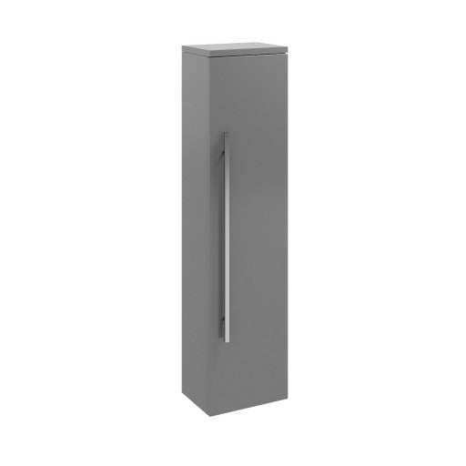 Purity 1400mm Wall Mounted Side Unit Storm Grey Gloss