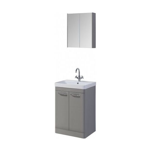 Options Mirror Cabinet 500mm Basalt Grey