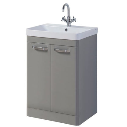 Options 2 Door Floor Standing Unit 500mm Basalt Grey