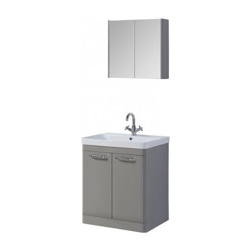 Options Mirror Cabinet 800m Basalt Grey