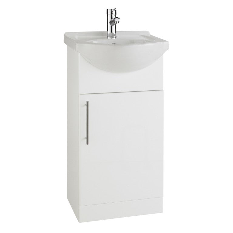 Lavabo Cerámico 550mm 1 Orificio Para Grifería