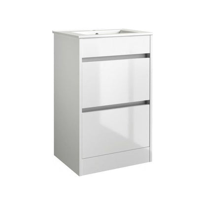 City 500x390mm Floor Standing Unit White