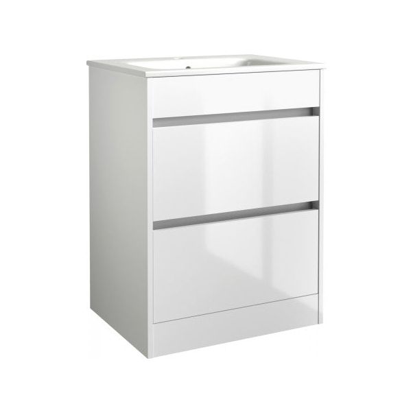 City 600x460mm Floor Standing Unit White