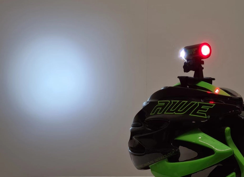 Awe USB Helmet Dual Light