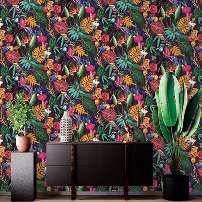 Holden Wonderland Plum Wallpaper (91192)