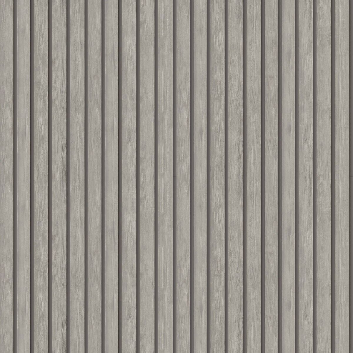 Holden Wood Slat Grey Wallpaper (13133)