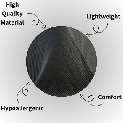 Hotel Collection 240 x 260 cm Quilted Bedspread in Sustainable Cotton Soft and Durable White and Grey Bedding for Elegant Bedroom Decor by OLIVIA ROCCO