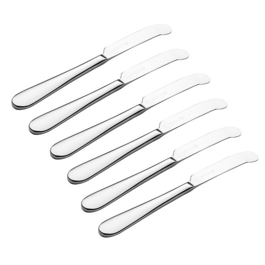 Viners Select Butter Knives – 6 Piece Giftbox (18/0 Stainless Steel)