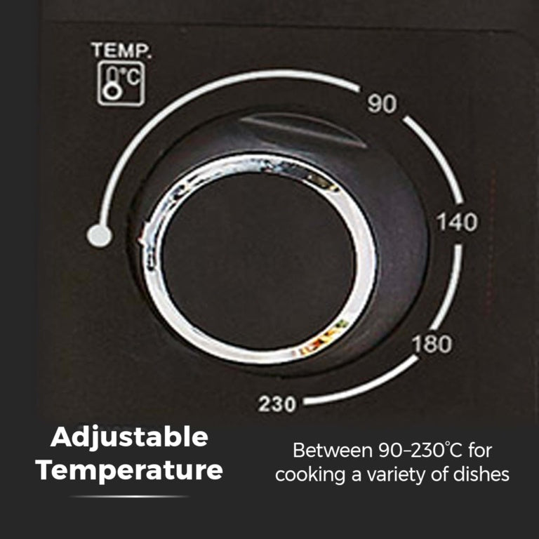 Tower Black Mini Oven With Hot Plates – 42L