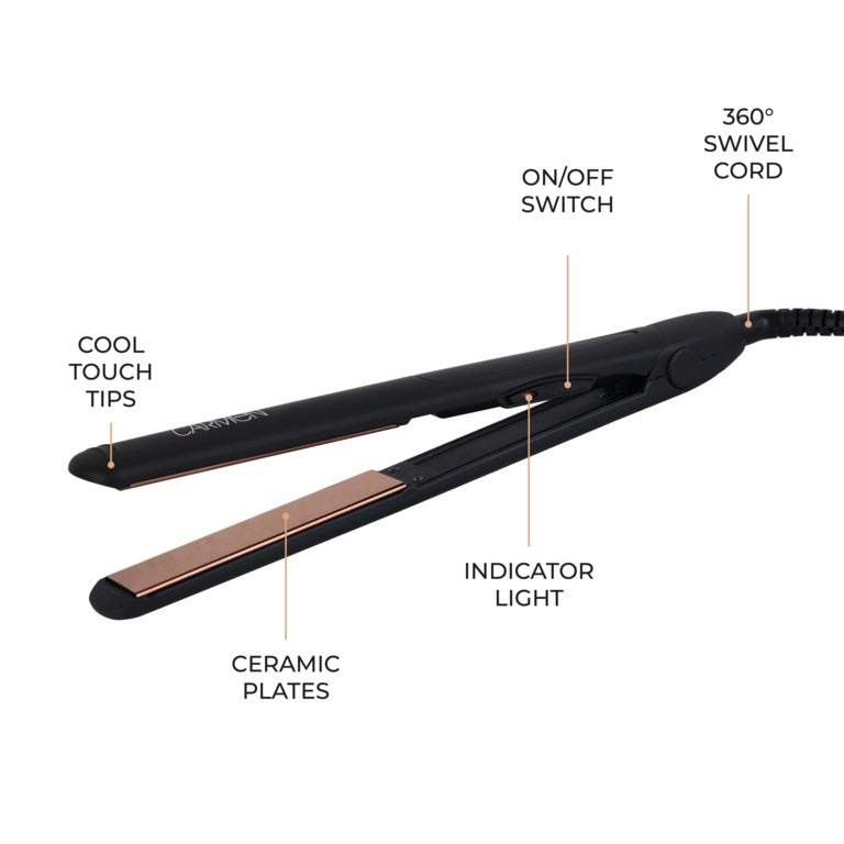 Carmen Noir 11 Hair Straightener Black