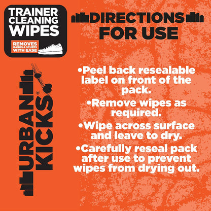 Urban Kicks Trainer Wipes – 30 Pack