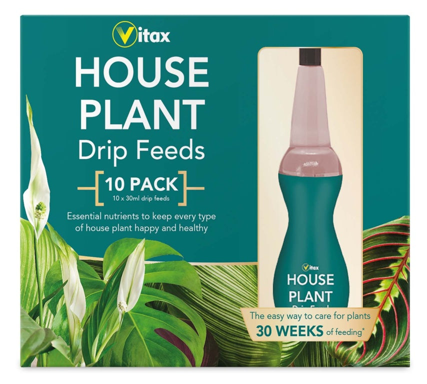 Vitax House Plant Drip Feed 30ML 10 Packs