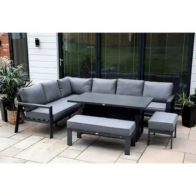 Pagoda Combusa Corner Adjustable Sofa Set