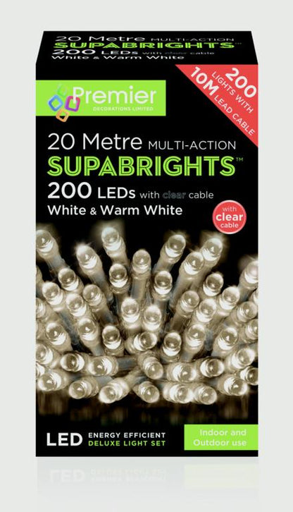 Premier 200 LED Multi Action Supabrights With Timer