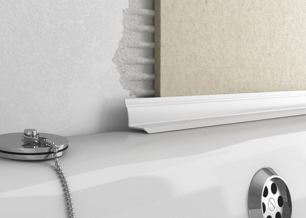 Tile Rite Budget Bath Trim White - 22.5 x 22.5mm x 1.8m