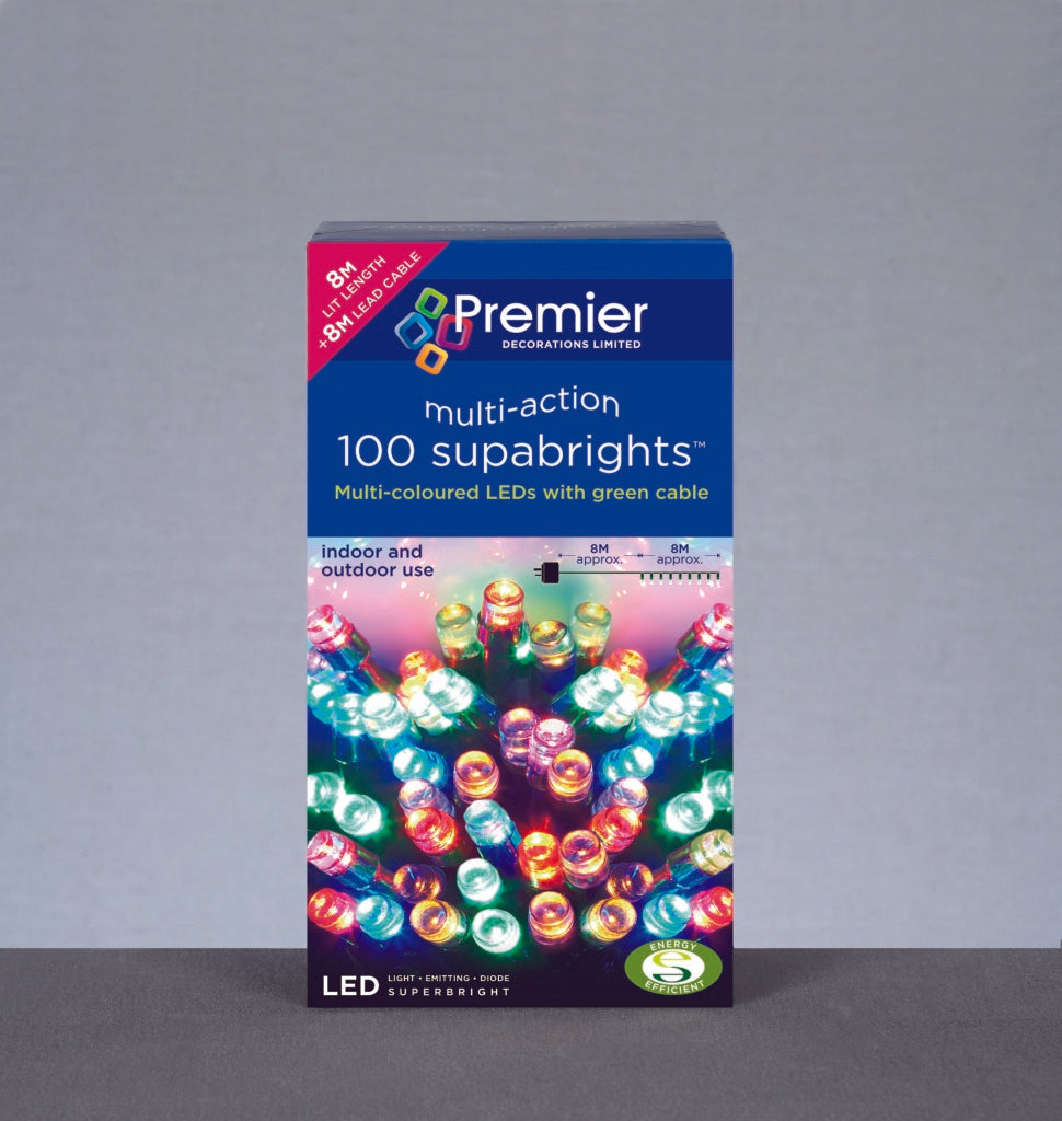 Premier 100 LED Multi Action Supabrights With Timer